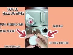 Motor yağı boş teneke kutular 4 litre 1 galon