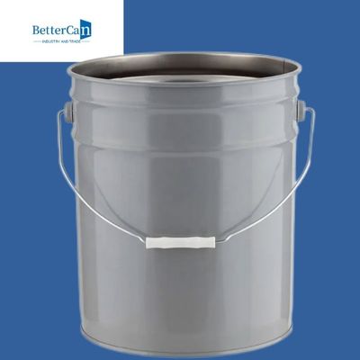 satın al Metal Astarsız Boya Kutuları, Kapaklı 5 Galon Boya Kovası online manufacture