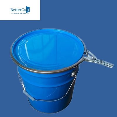 satın al Metal Dış Cephe Boya Kutusu, Kapaklı Boş 5 Galon Çelik Kova online manufacture
