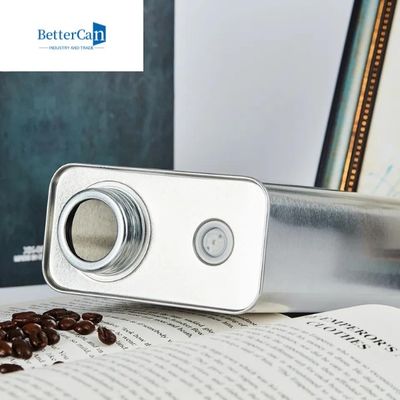 Kalite  Personalised Coffee Bean Tin 6Oz-26Oz 350g Rectangular Tea Tins Fabrika