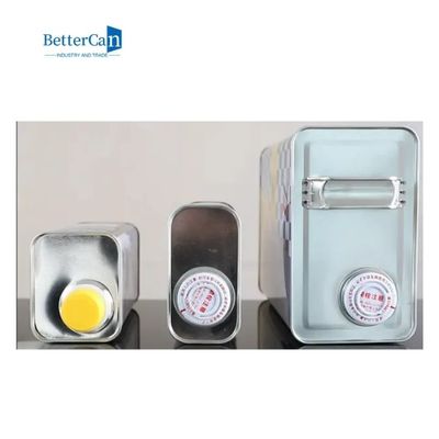satın al 36 Oz Kare Teneke Yağ Bidonu 1 Litre Boş Özel Fren Yağı Bidonu online manufacture