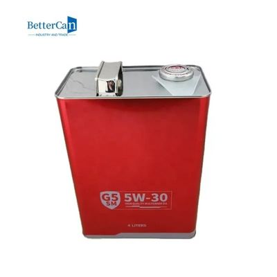 satın al Basınç Kapaklı Dikdörtgen Motor Yağı Teneke 1 Galon Motor Yağı Teneke online manufacture