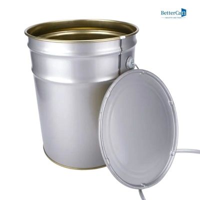 satın al Metal Dekorasyon Boyası, Kapaklı Beş Galon Kovayı Yuvarlak Yapabilir online manufacture