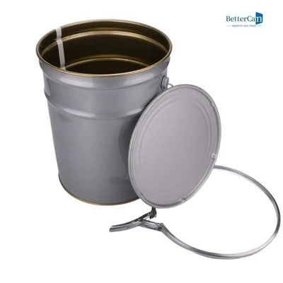 satın al İç Altın Teneke Kova, Sürdürülebilir Beyaz 5 Galon Kova Kovası online manufacture