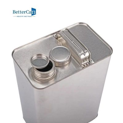 satın al 4L F Stil Dekorasyon Boyası Vidalı Gümüş Boya Kutularını Boşaltabilir online manufacture