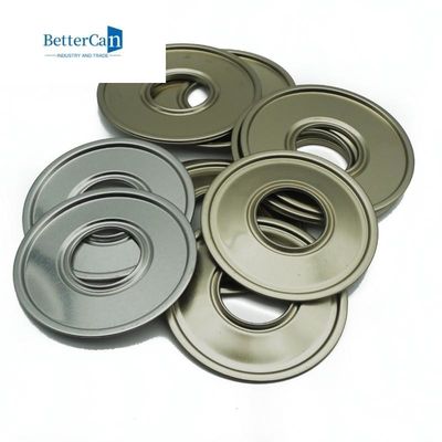 satın al 0.23mm teneke malzeme düz parçalar 500ml yuvarlak metal teneke kutu kapakları 42mm plastik kapaklı alt online manufacture
