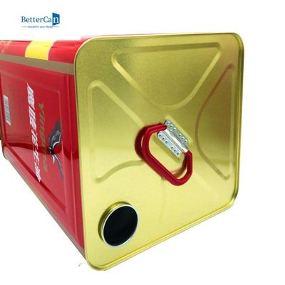 satın al 18L Zeytinyağı Teneke Kutu Kare Yemeklik Yağ Dökme Ağızlı Kutu online manufacture