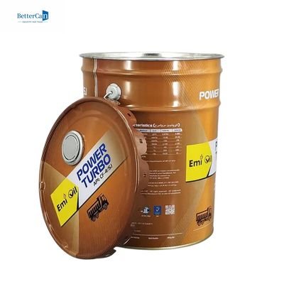satın al 15 litrelik konik teneke kutuları çiçekli kutu kapaklı 18 litrelik kilit halkaları basmak online manufacture