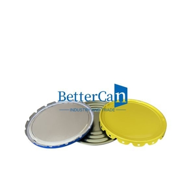 satın al Flower Lug Lid Tin Pail Cover With Foam Strip UN Lid 0.38mm For Tin Can online manufacture