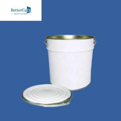 Konik Metal Boya Kovası 5 Litre - Sıvıları Depolamak İçin 20 Litrelik Metal Varil
