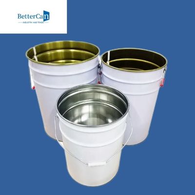 ISO9001 5 Galon Alüminyum Kova, Boyalı Metal Kova