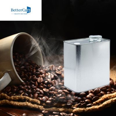 250g Boş Teneke Kahve Kutuları, Valfli ISO9001 Sertifikalı 9 OZ Metal Teneke Kutular