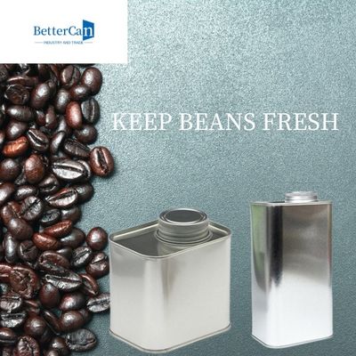 200g Metal Çay Kutuları Boş 8 Oz Teneke Kaplar 116x60x100mm Valfli