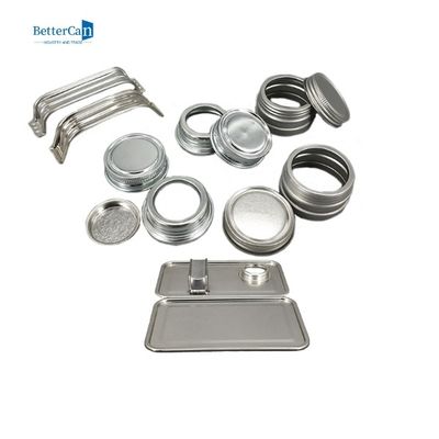 Metal Saplı 1 Galon Metal Kutu Konteyner 4 Litre Kare Yağ Teneke