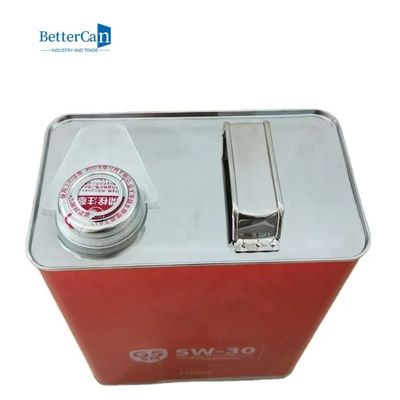 36 Oz Kare Teneke Yağ Bidonu 1 Litre Boş Özel Fren Yağı Bidonu