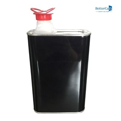 ISO9001 Özel Motor Yağı Teneke Boş Kare Boya Kutuları 1 Litre