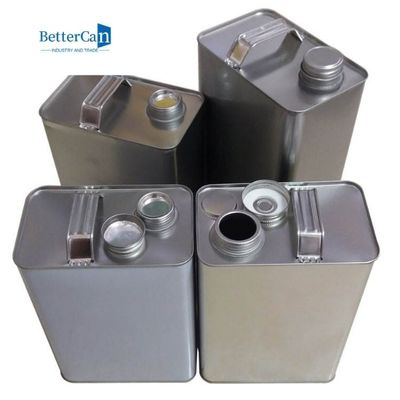 F Tarzı Motor Yağı Teneke 178x110x240mm Özel Kişiselleştirilmiş Teneke Kutular