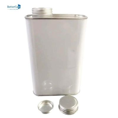 0.23mm Motor Yağı Kalay 36Oz 4 Litre Beyaz Teneke Kutu Ofset Baskı
