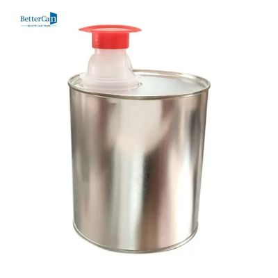 Metal Teneke Konteyner Üreticileri Çekme Kapaklı 500ml Boya Tenekeleri