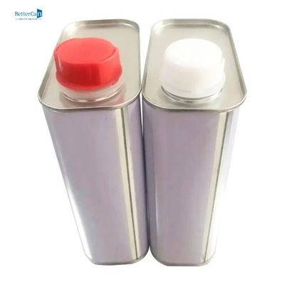 0.23mm Motor Yağı Kalay 36Oz 4 Litre Beyaz Teneke Kutu Ofset Baskı