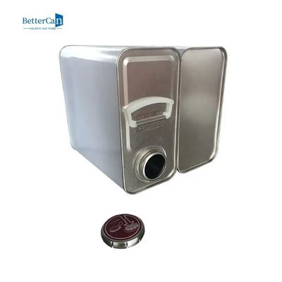 ISO90001 Motor Yağı Kalay 4 Litre 1 Galon F Stil Metal Kapaklı Metal Ambalaj Tenekeleri