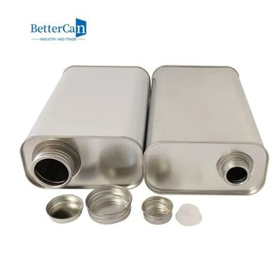 1 Gal Motor Yağı Teneke 1 Litre Plastik Tıpalı Vidalı Kapaklı Metal Ambalaj Tenekeleri