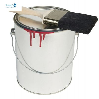 Yuvarlak 5 Litre Boş Boya Teneke Sanayi Boya Kabı 1.3 Galon Teneke Kovalar Dökme