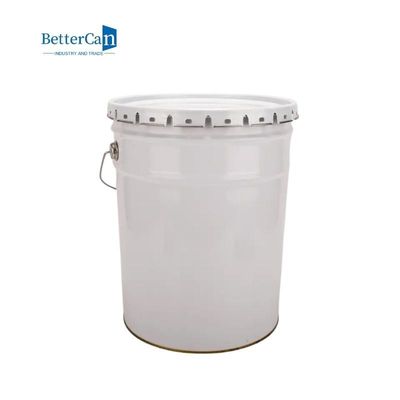 Yuvarlak Dekorasyon Boyası 20L Beyaz Boya 5 Galon Kova