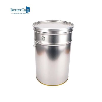 25 Litre Büyük Metal Kovalar, Mühürlü Köpük Şeritli Dayanıklı Boya Boş Kova