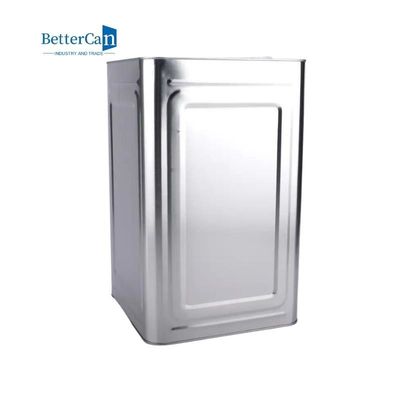 Boş Gümüş Boya Kutuları 18L 20L Kare Metal Kovalar 0.28mm-0.35mm Ölçer