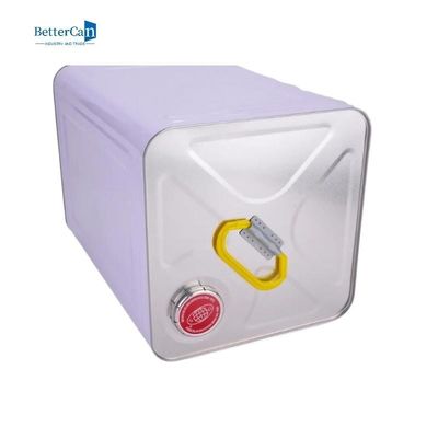 Metal Kapaklı Boş Teneke Metal Kova 20L Kare Boya Kovası