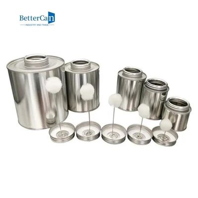 ISO9001 Endüstriyel Boya Tenekeleri 250ml Fırçalı Metal Teneke Boyama