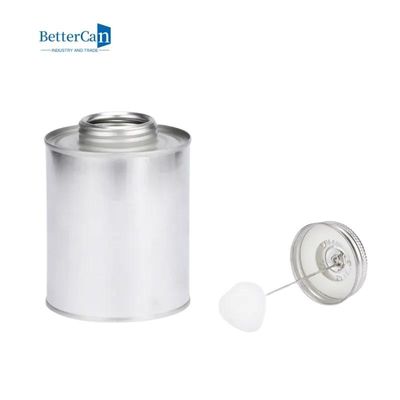 1 Pint 473ml 500g Vida Üstü / Top Fırçalı PVC Tutkal İçin Endüstriyel Boya Tenekeleri