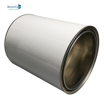 Hava geçirmez Mühür Metal Boya Teneke Geri Dönüşümlü Yuvarlak Boş Bir Galon Boya Kutuları