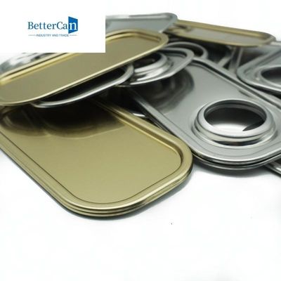 Dikdörtgen Teneke Kutu Kapağı 0.23mm / 0.28mm / 0.30mm Teneke Bileşenler