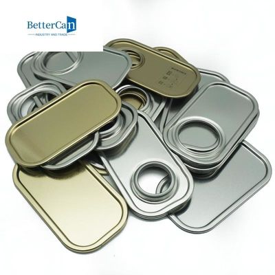 Dikdörtgen Teneke Kutu Kapağı 0.23mm / 0.28mm / 0.30mm Teneke Bileşenler