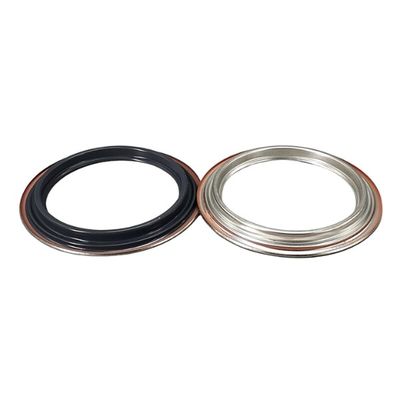 1 litre Üçlü Sıkı Kapaklar Yüzükler Basit Teneke Kutu Bileşenler Kulaklık Kapak D108mm D105mm
