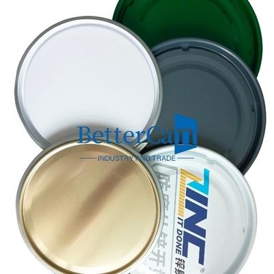 0.35mm 0.43mm Teneke Aksesuarlar Teneke Metal Kilit Halkası Kauçuklu Metal Lug Kapağı