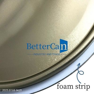 5 Gallon Tin Bucket With Lock Ring Beyaz Kaplı Baskı CMYK 20 Litre OEM Paketi