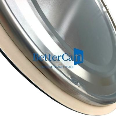 ISO9001 Metal Tin Kapak Kimyasal Boya Kovası İçin Çiçek Yumruk Kapak