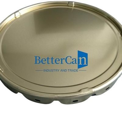 ISO9001 Metal Tin Kapak Kimyasal Boya Kovası İçin Çiçek Yumruk Kapak