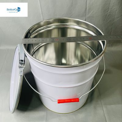 18 litrelik Konik Kovayla Çiçek Çuvalı Kapak 20 litrelik Metal Boş Kutu