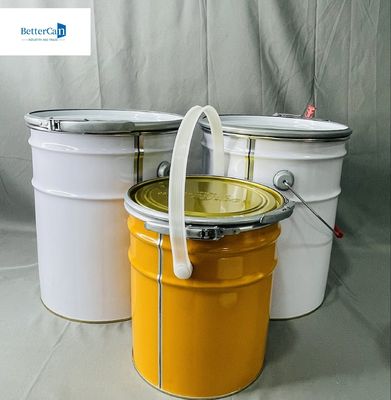 6.5 Litre Boş Sıvı Metal Kutu Özel 5 Litre Ambalaj Metal Kovası Büyük Teneke Kutu Geri Dönüştürme