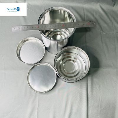 OEM yuvarlak 250ml teneke boya kutuları 500ml boya konteyneri Endüstriyel