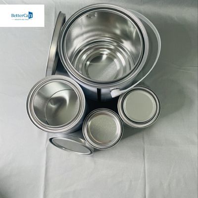 OEM yuvarlak 250ml teneke boya kutuları 500ml boya konteyneri Endüstriyel