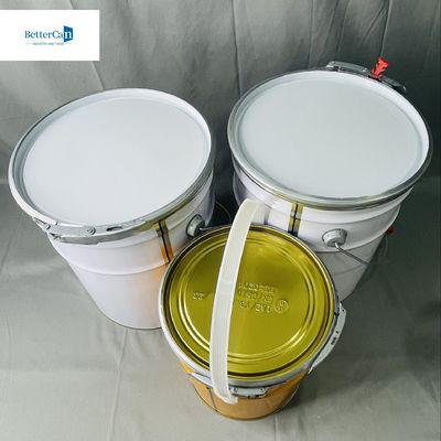 10 litrelik Endüstriyel Boş Kap, Kilitli Yüzükle, 0.35 mm kalınlığında 5 litrelik Boş kov