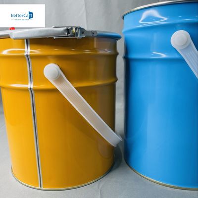 6.5 Litre Boş Sıvı Metal Kutu Özel 5 Litre Ambalaj Metal Kovası Büyük Teneke Kutu Geri Dönüştürme