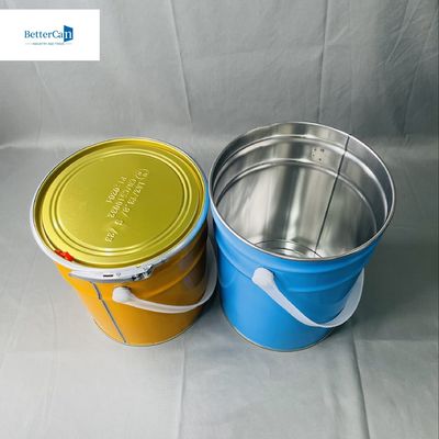 Renkli baskı ile 5 litrelik Konik Kovası