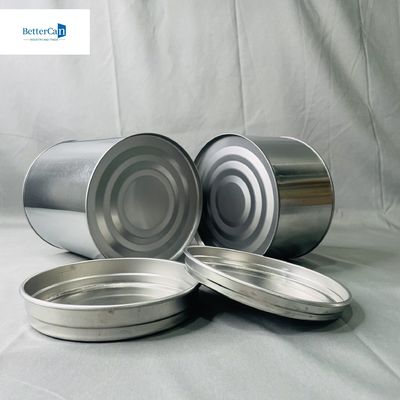 ODM 2.5 litrelik Poly Putty yuvarlak metal boya 250 ml boş teneke kap