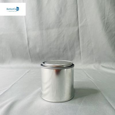 0.28mm Kalınlığı Beyaz Yuvarlak Boya Üçlü Sıkı Kapaklı Teneke Kutular 1 Litre Kare Boş Teneke Kutu